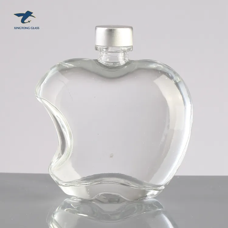 Ultimo disegno scozia mela-forma 200Ml bottiglia di vetro per tappo in alluminio