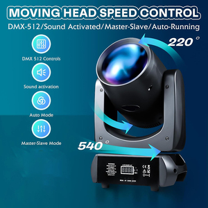 150W LED Di Chuyển Đầu Đèn Sân Khấu Rgbw Disco DJ Đám Cưới Nhà Hát Chiếu Sáng Dmx512 Kiểm Soát Câu Lạc Bộ Đảng DJ Bar Live Show Pub Buổi Hòa Nhạc - Product Image 4