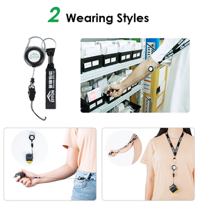 Tiny Mini Portable 2D QR Finger Bar lector de códigos inalámbrico Bluetooth 5,0 Wearable Ring Barcode Scanner - Product Image 3