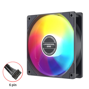 Cheap Fixed Color case Fan rainbow Colorful <strong>Build</strong> the <strong>Computer</strong> 4pcs 5pcs 6pcs Fan Kit White Box Packing <strong>Customized</strong> Package - Product Image 4