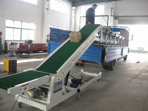 Oading y descarga-transportador ELT, contenedores para camiones