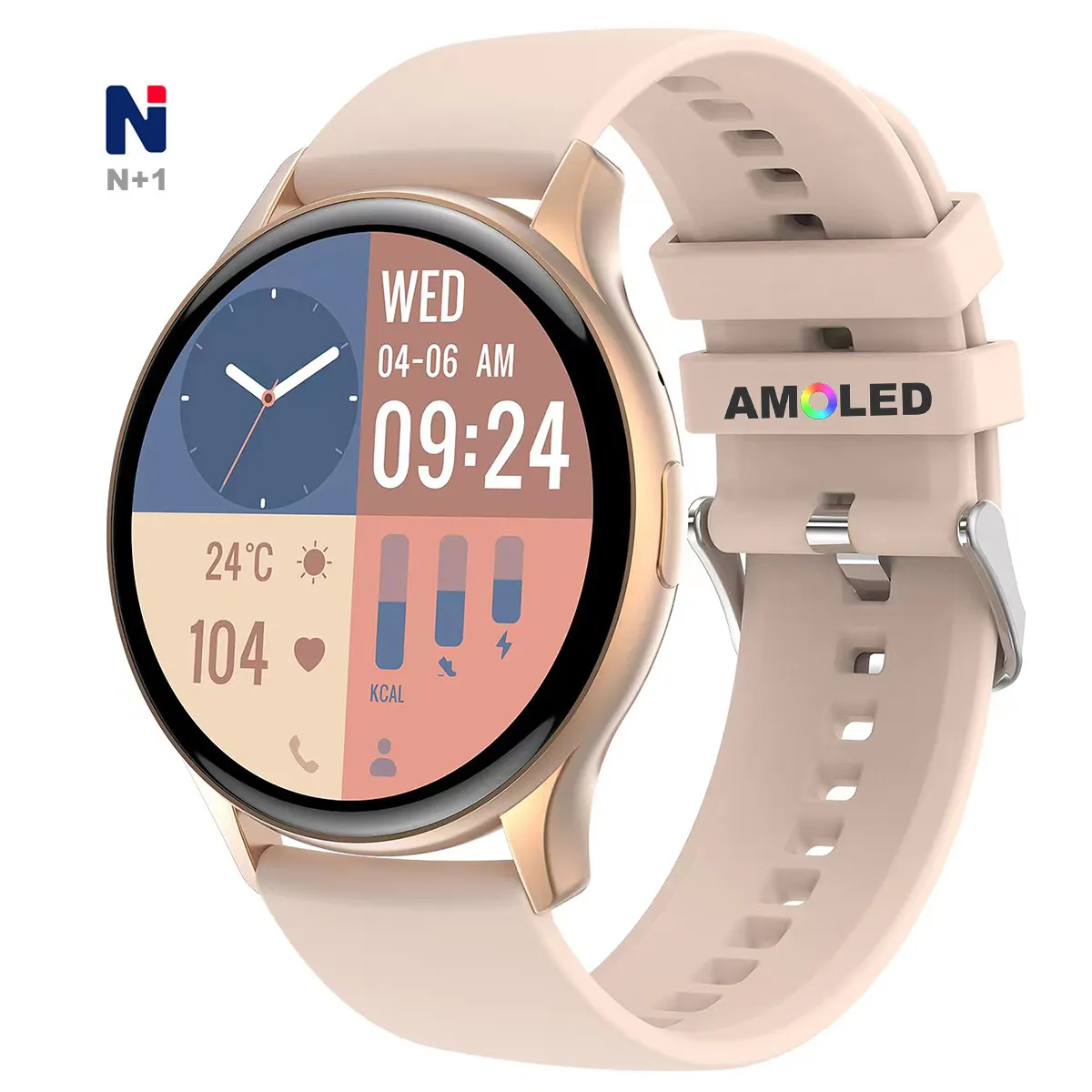 2023 moda senhoras pulseira HD tela Aooled esporte android GPS atacado fabricante relógio inteligente para as mulheres