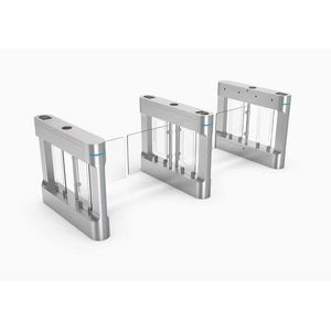 Vendita all'ingrosso sistema di controllo dell'accesso pedonale a doppio canale piccolo cancello barriera oscillante tornello della comunità scolastica - Product Image 4
