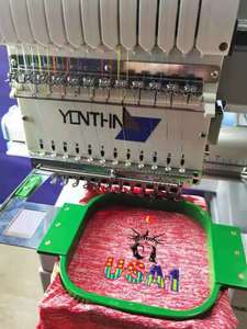 Yonthin-Sombrero computarizado de 1200rpm, bordado con monograma, máquina de coser, ordenador de un solo cabezal, precio para logotipo personalizado - Product Image 4