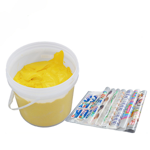 厂家批发硅油墨丝网印刷用纺织品和塑料溶胶油墨 - Product Image 1