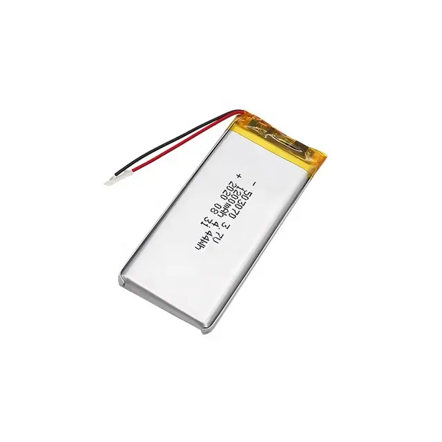 Baterías Lipo baratas 503070 que cargan 3,7 V 1200mAh celdas Lipo compactas para herramientas eléctricas/instrumentos de belleza