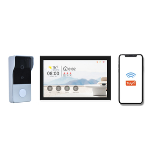2025 vendita calda Video campanello intelligente Tuya porta di controllo campana con schermo intelligente citofono sistema campanello per Villa - Product Image 1