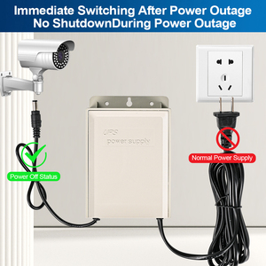 Mini Online <strong>UPS</strong> with DC 12V2A <strong>Output</strong> 24W Lithium Battery Pure Sine Wave Three Phase 60Hz for WiFi Router - Product Image 5