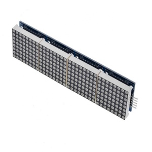 (Heißer Verkauf) MAX7219 8x8 Punkt-LED-Matrix modul MCU-LED-Anzeige steuer modul mit 5P-Leitung