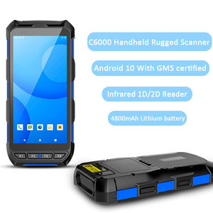 Tableta PC impermeable, Industrial, resistente, android, 5,5 pulgadas, escáner PDA con 4G de huella dactilar, código QR C6000 - Product Image 2