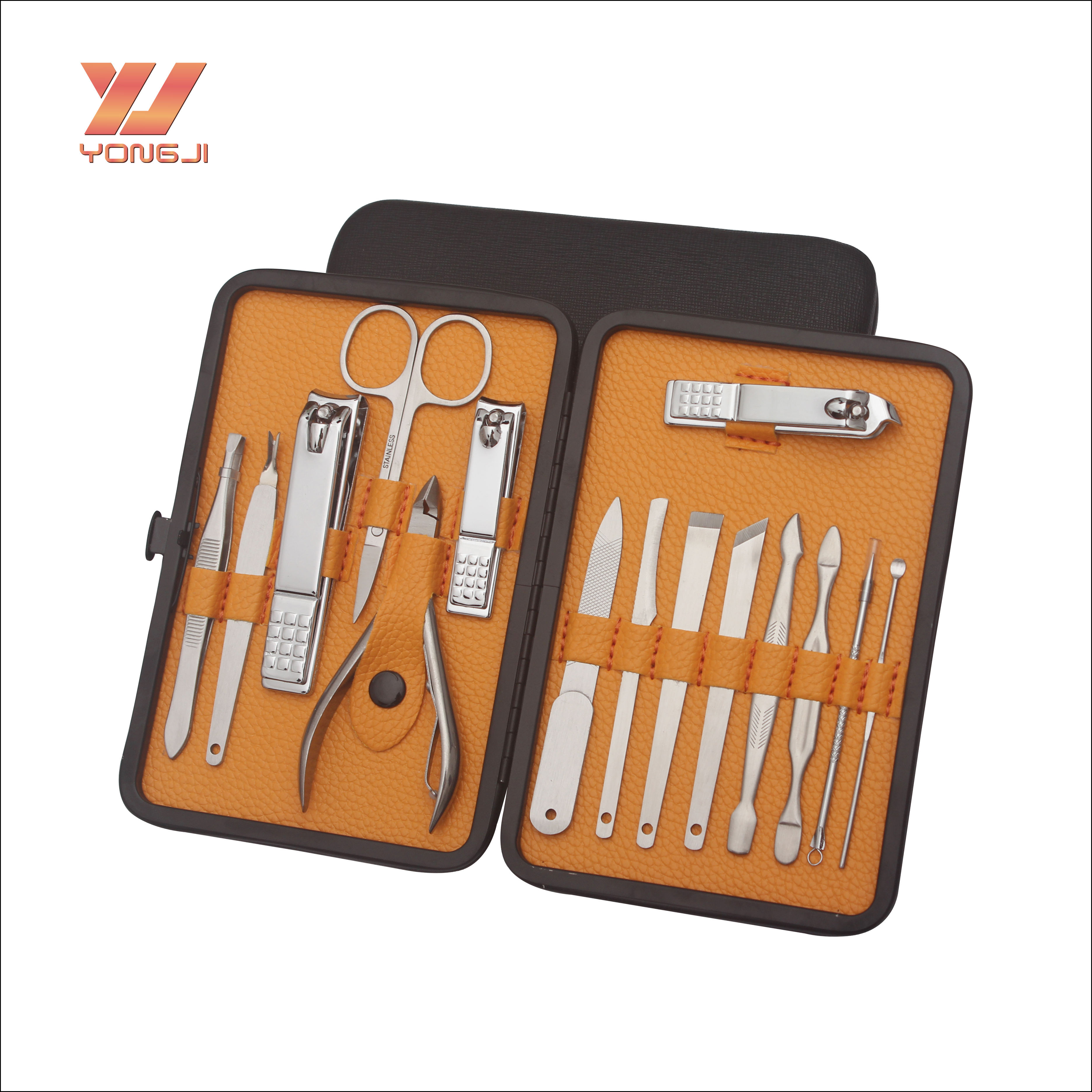 Ensemble de manucure argenté 15 pièces