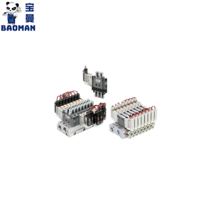 SMC Pilot kumandalı 4/5 Port Solenoid vanalar SJ1000/2000/3000/4000 düşük profilli kaset tipi temelsiz yapı bir tarafı Solenoid - Product Image 3