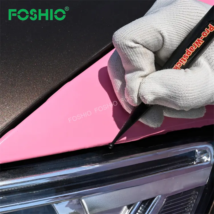 Foshio אישית תוחב כלי אטם מיקרו מגב רכב ויניל גלישת כלי