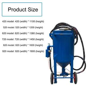 Satılık kum püskürtme ekipmanları kumlama makinesi kuru ıslak küçük kumlama - Product Image 6