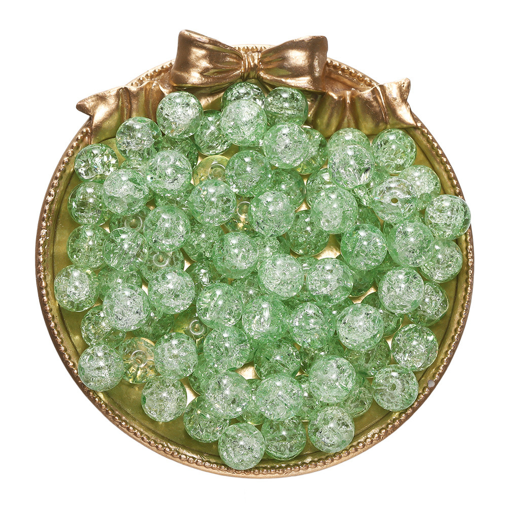 Perles de verre explosives - vert clair