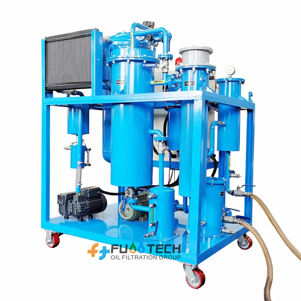 FUOOTECH FTY-150 9000LPH Used Oil Vacuum Turbine Oil Purifier Machine