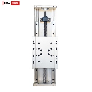 UMOT carga pesada 100kg carrera larga 100-2000mm Cnc guía lineal pórtico Robot Z eje rodillo guía lineal Manual/operación automática - Product Image 5