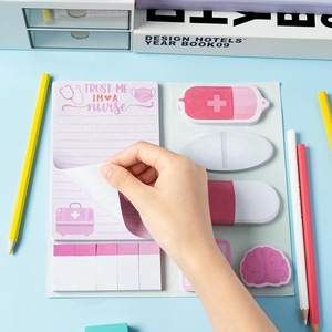 Suministros de fábrica personalizar paquete divertido escritura enfermera nota adhesiva tema médico libretas autoadhesivas para lista de verificación de registros - Product Image 6