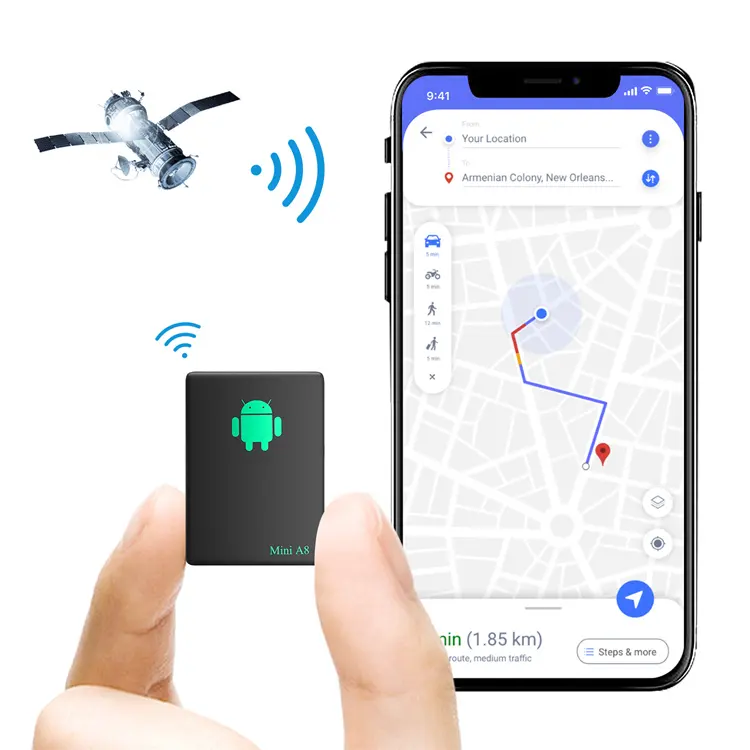 A8正確な小型車追跡GPSロケーショントラッカー子供/ペット/車/老人追跡デバイスリアルタイムGPS
