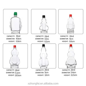 ขวดแก้วทรงน้ำเต้า3มล. 7มล. 9มล. 18มล. สำหรับน้ำมันยา5มล. - Product Image 5