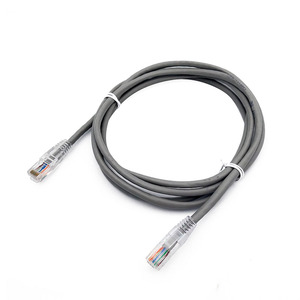 6 ft Cat 6 Ethernet Patch <strong>Cables</strong> UTP 8 Core Cord PVC Jacket <strong>Network</strong> <strong>Cable</strong> RJ45 Lan Copper <strong>Cable</strong> Grey <strong>in</strong> Stock - Product Image 6