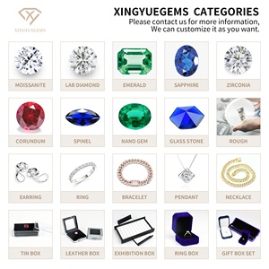 Xingyue宝石4-11mmラウンドグラ認定vvs紫赤黄緑ピンク青色卸売ダイヤモンド石ルーズモアッサナイト
