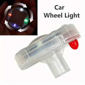 ไฟ LED ติดจักรยาน12V ใหม่โคมไฟวาล์วล้ออัตโนมัติพร้อมหลอดไฟสว่างกระพริบซี่ล้อและล้อฮับตกแต่งสำหรับรถยนต์และยาง - Product Image 6