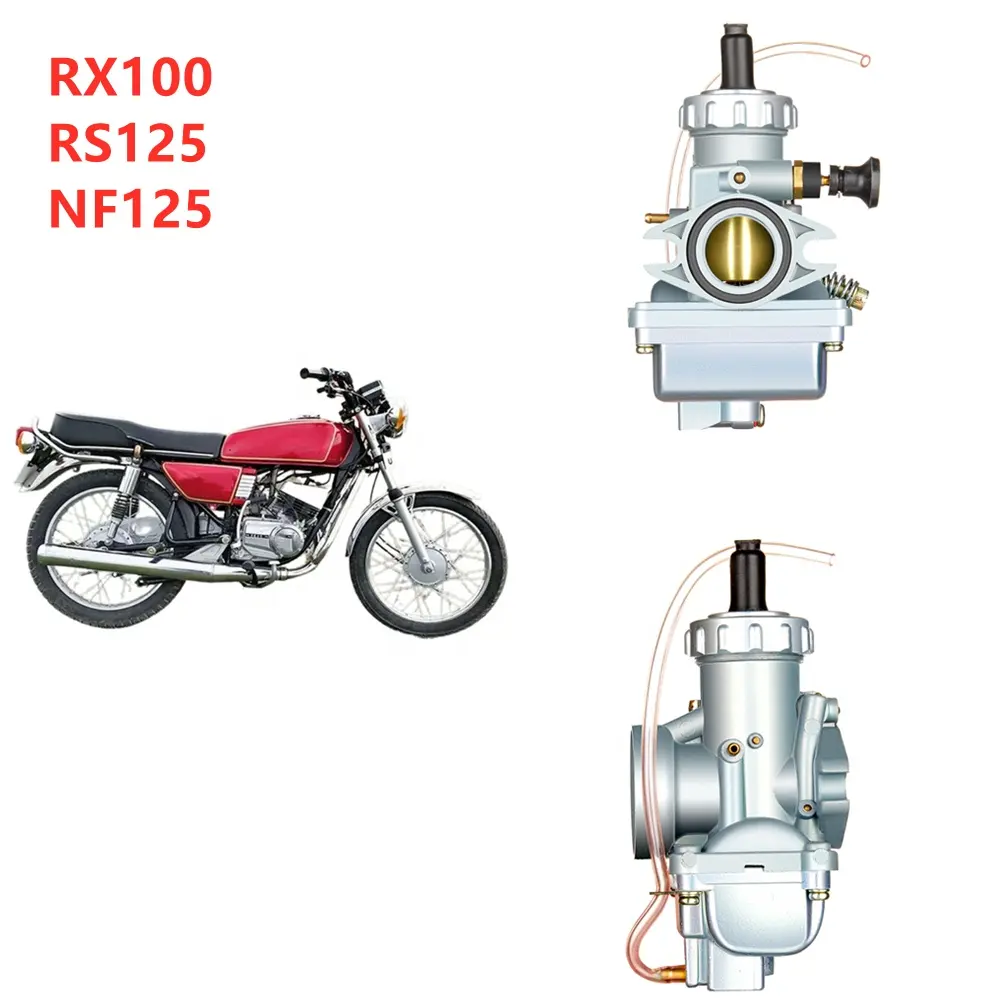 Carburateur 25MM pour moto Yamaha RX100 RX125 RX 100 125 RS100 RS125 RXS100 NF125