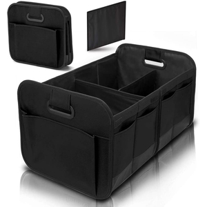 ไม่ลื่น2 In 1 Multi-ใช้รถBackseat Organizerที่นั่งBoot Cargo Storageพร้อมกระเป๋าด้านข้าง - Product Image 1