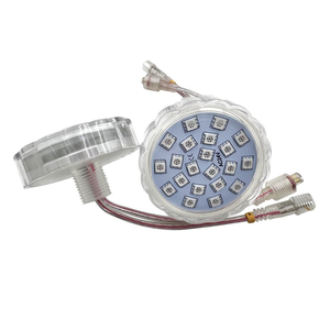 Aidisen 70mm RGB LED Pixel Light Automatic 1-16 <strong>Program</strong> 24V for Funfair Fairground Attraction Lighting Theme Park IP65 PC Body