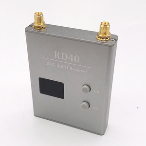 5.8ghz 48通道RD40 Raceband双分集接收器，带A/V和电源线，用于RC赛车无人机四轴飞行器FPV监视器 - Product Image 6