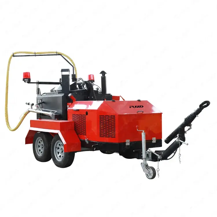 500 Liter Trailer Asphalt Sealcoating Machines For Sale FGF-500