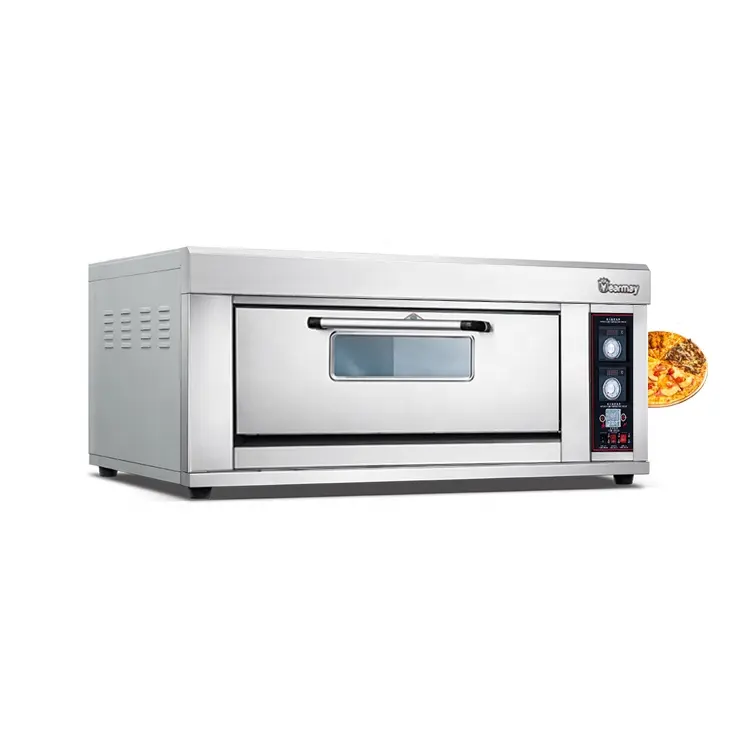 Equipo para hornear panadería máquina de pizza de una sola piedra pizza horno eléctrico