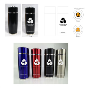 Chất lượng cao PH sức khỏe đá khoáng lọc thép không gỉ Bình kiềm kiềm chai nước kiềm năng lượng nước cup - Product Image 3