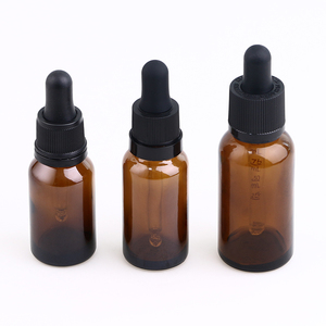 5ml 10ml 15ml 30ml 50ml 100mL Botella de gota de ámbar vacía Suero Aceite esencial Botellas de vidrio con cuentagotas cosméticos - Product Image 4