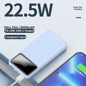 Hot Selling Portable Charger QC PD 3.0 22.5W Fast Charging 10000mah Easy-carry <strong>Power</strong> <strong>Bank</strong> &amp; <strong>Power</strong> Station USB-C <strong>Output</strong> - Product Image 3
