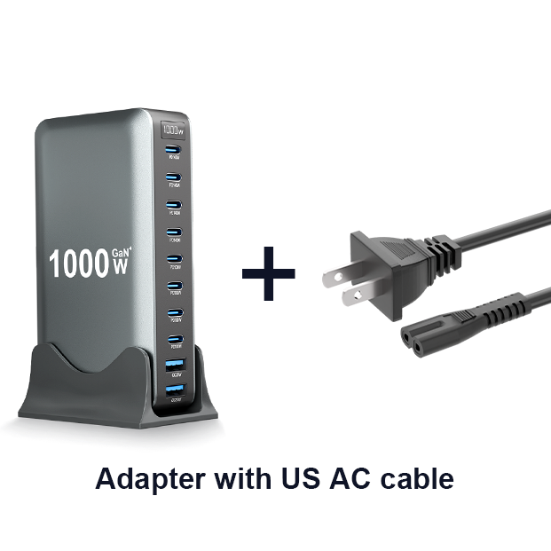 Adaptateur et câble d'alimentation secteur US