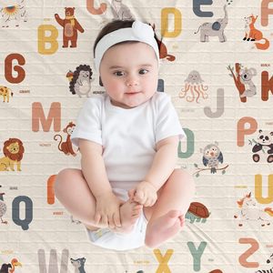 מחצלת מרית 50 "x50" בייבי משחק מחצלת תינוק מוכה תינוק זוחל מחצלת על הרצפה