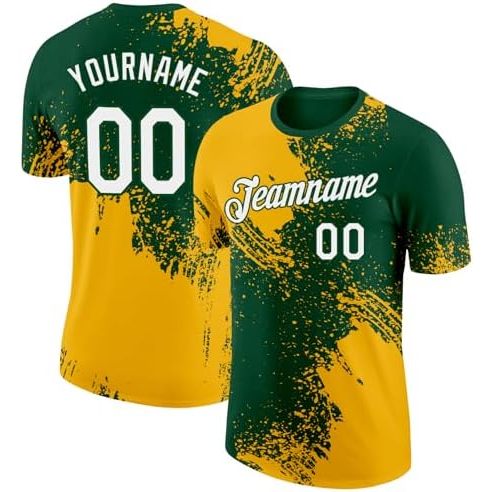 Dark Green and Yellow