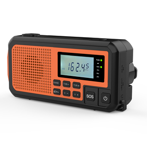 SY-373 thoa đài phát thanh với đèn pin mạnh mẽ 3 độ sáng, tay Crank khẩn cấp và có thể điều chỉnh phai đèn cho cắm trại ngoài trời - Product Image 2