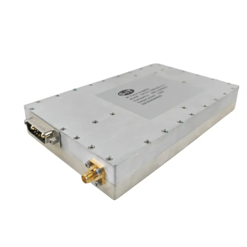 Hiệu quả cao, biến dạng thấp 1.8-2.2GHz đạt được 35dB máy phát RF khuếch đại công suất cho chiến tranh điện tử