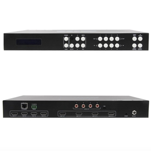 4k @ 60hzビデオウォールコントローラー2x2、4x4 hdmiマトリックス機能サポートリモートコントロール、ボタン、RS232、IP制御、PC GUI制御 - Product Image 3