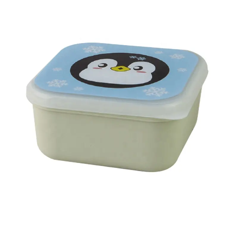 Mini Children Food Storage Lunch Box PLA Cute Cartoon Patterns Kids Like Food Container With PLA Lid