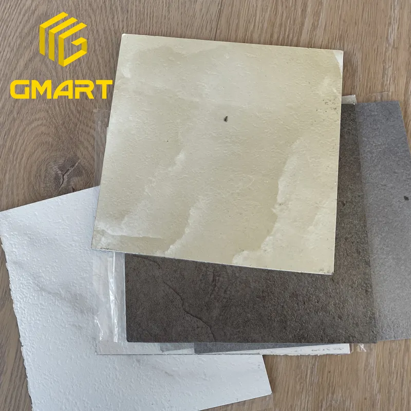 Gmart中国工場耐熱自己粘着ビニール床、中国工場耐熱自己粘着床/