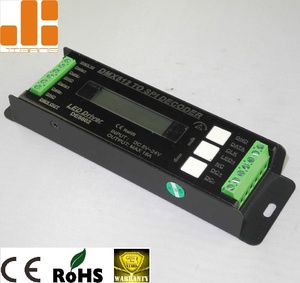 DC5-24V Многофункциональный регулятор DC5 24V Max 16A DMX to SPI DE8802 SPI - Product Image 5