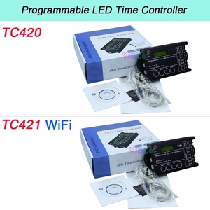 Zeit programmier barer RGB-LED-Controller TC420 TC421 DC12V/24V 5 Kanäle 20A Common Anode WiFi Programmier barer LED-Streifen dimmer - Product Image 1