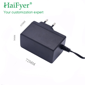 AC/DC适配器变压器通过欧盟英国美国12V 2A电源认证，具有5V 2A输出100-240V输入，由PC 24V 9v输出制成 - Product Image 2
