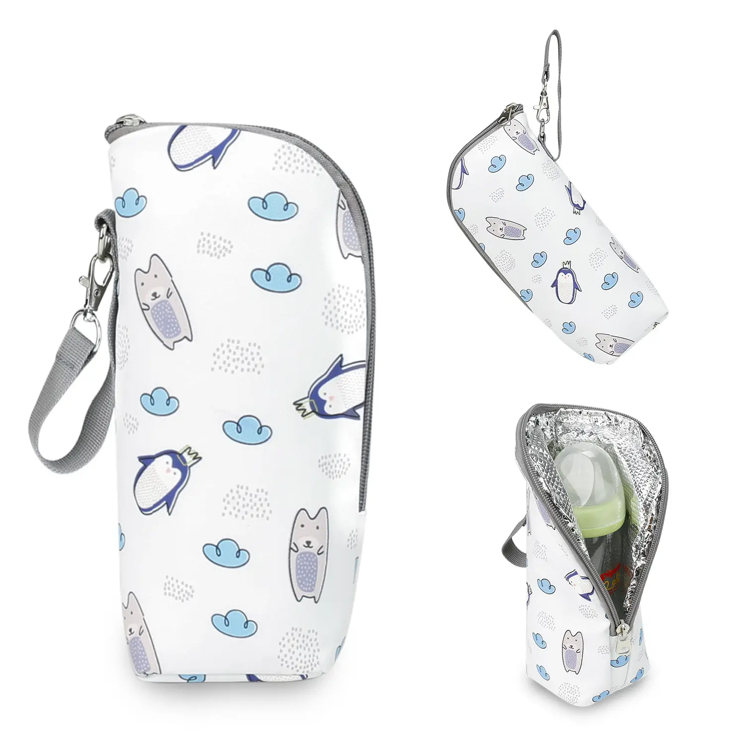 Aluminum Foil Thermal Baby Bottle Mommy Bag Accessories Diaper Bag Insulated Portable Breastmilk Cooler Bag
