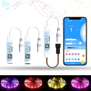 RGB RGBW контроллер светодиодных лент <span class=keywords><strong>WS2811</strong></span> WS2812B Пиксельная лента подсветка умное приложение пульт дистанционного управления DC5-24V модели SP623E SP624E - Product Image 6