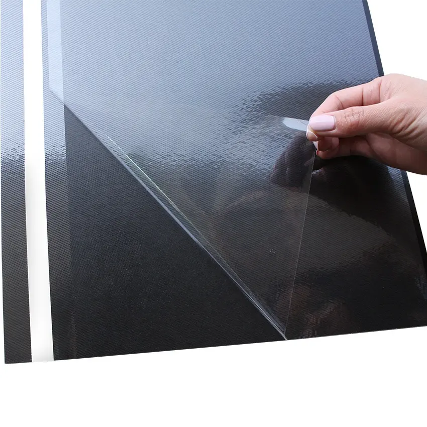 Zwarte kleur zelf stick blad voor fotoalbum zelfklevende fotoalbums pagina 315*325mm